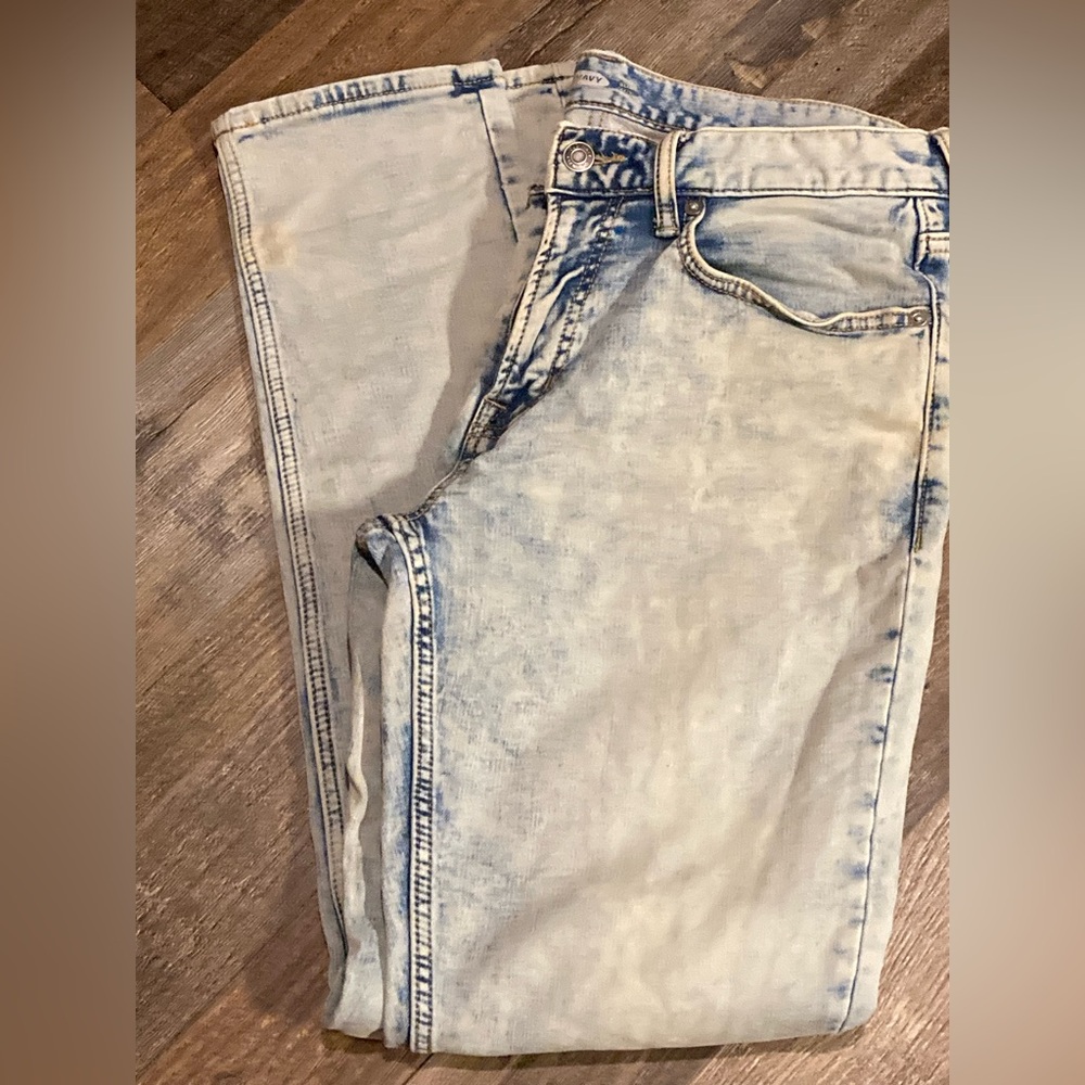 Old Navy Men's Faded Denim Slim Jeans